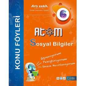 Atom 6. Sınıf Sosyal Bilgiler Konu Föyleri-Artı Zeka Yayınları