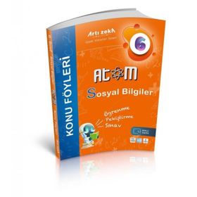 Atom 6. Sınıf Sosyal Bilgiler Konu Föyleri-Artı Zeka Yayınları
