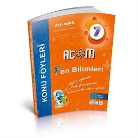 Atom 7. Sınıf Fen Bilimleri Konu Föyleri-Artı Zeka Yayınları
