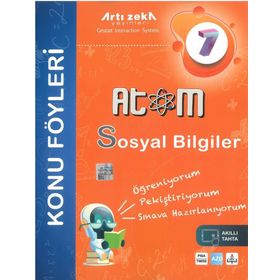 Atom 7. Sınıf Sosyal Bilgiler Konu Föyleri-Artı Zeka Yayınları