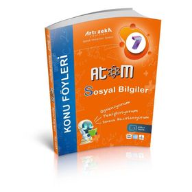 Atom 7. Sınıf Sosyal Bilgiler Konu Föyleri-Artı Zeka Yayınları