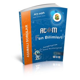 Atom 8. Sınıf Fen Bilimleri Aşamalı Sorular-Artı Zeka Yayınları