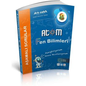 Atom 8. Sınıf Fen Bilimleri Aşamalı Sorular-Artı Zeka Yayınları