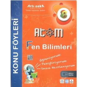 Atom 8. Sınıf Fen Bilimleri Konu Föyleri-Artı Zeka Yayınları