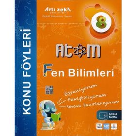 Atom 8. Sınıf Fen Bilimleri Konu Föyleri-Artı Zeka Yayınları