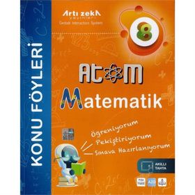 Atom 8. Sınıf Matematik Konu Föyleri-Artı Zeka Yayınları