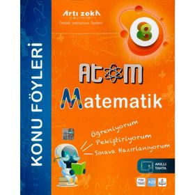 Atom 8. Sınıf Matematik Konu Föyleri-Artı Zeka Yayınları