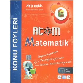 Atom 8. Sınıf Matematik Konu Föyleri-Artı Zeka Yayınları