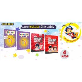 Atom Karınca 3. Sınıf İngilizce Eğitim Seti 4 Kitap