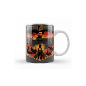 Attack Of Titan Porselen Kupa Bardak