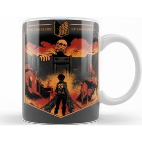 Attack Of Titan Porselen Kupa Bardak
