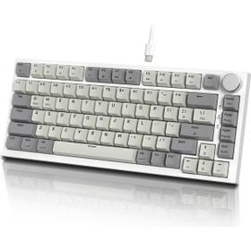 Attack Shark K85 Gri RGB %75 TKL Manyetik Switch Kablolu Mekanik Gaming Klavye