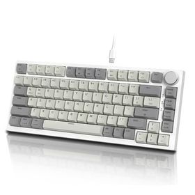 Attack Shark K85 Gri RGB %75 TKL Manyetik Switch Kablolu Mekanik Gaming Klavye