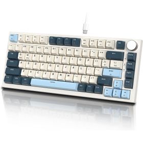 Attack Shark K85 Mavi RGB %75 TKL Manyetik Switch Kablolu Mekanik Gaming Klavye