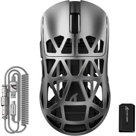 Attack Shark R2 Gümüş Şarjlı Kablolu/Kablosuz Gaming Mouse