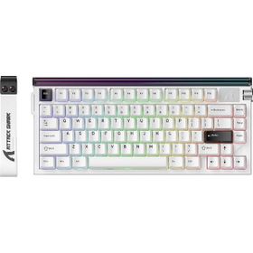 Attack Shark R85 HE Beyaz RGB %75 TKL Manyetik Switch Kablolu Mekanik Gaming Klavye