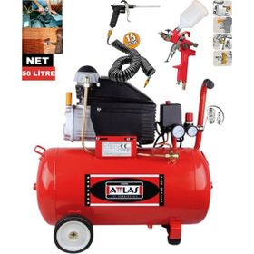 Attlas 50 Lt 2 Hp Monofaze Kompresör