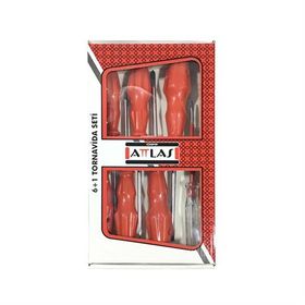 Attlas 6+1 Ht1101 kontrol Kalemli Tornavida Takımı