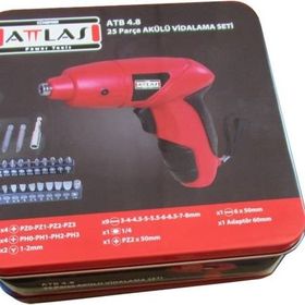 Attlas ATB 4,8V Şarjlı Tornavida Seti