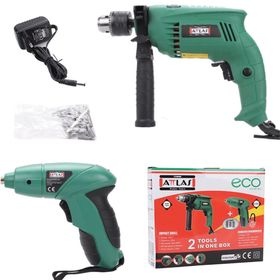 Attlas ECO Set 2B LI Matkap + 3.6V Vidalama Seti