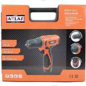 Attlas Eco V 12 LI-ON Çift Akülü Matkap