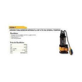 Attlas V1100D-F Drenaj Pompası