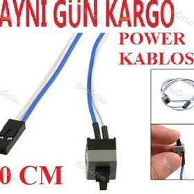 ATX Anakart Açma Kapama Butonu Switch ON-OFF Reset Güç Kablosu