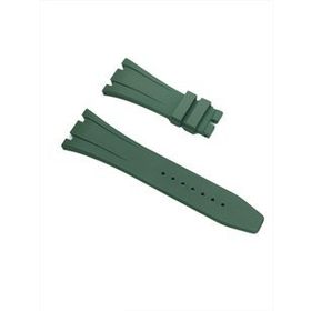 Audemars Piguet Royal Oak 27 mm Koyu Yeşil Silkon Saat Kordonu