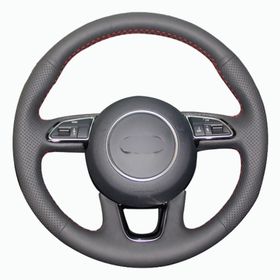Audi A3 13-15 Uyumlu Araca Özel Deri Direksiyon Kılıfı