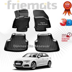 Audi A3 2004 Model 3D Havuzlu Paspas