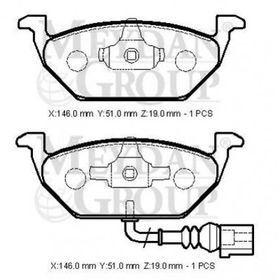 Audi A3 2009/2012 Ön Fren Balatası