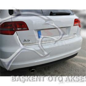Audi A3 Formlu 2003-2009 Paslanmaz Çelik Krom Bagaj Alt Çıtası