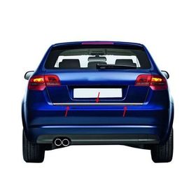 Audi A3 Formlu 2003-2009 Paslanmaz Çelik Krom Bagaj Alt Çıtası