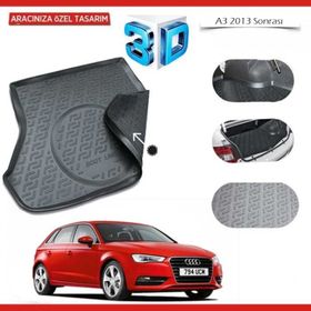 Audi A3 HB 2006-2012 Sonrası 3D Bagaj Havuzu