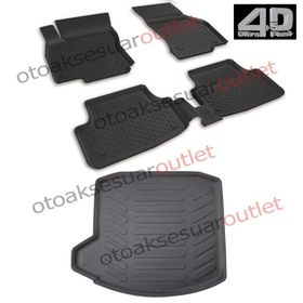 Audi A3 HB 2006-2012 Sonrası 3D Bagaj Havuzu