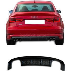 Audi A3 S3 2013 2016 Sedan Plastik Difüzör