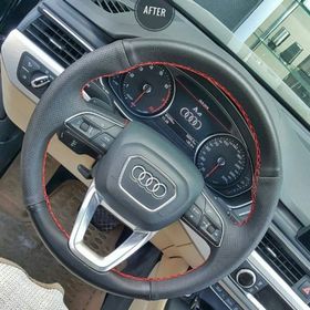 Audi A4 16-18 Uyumlu Araca Özel Deri Direksiyon Kılıfı