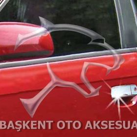 Audi A4 2003 2007 Paslanmaz Çelik 4 Kapı Krom Kapı Kolu