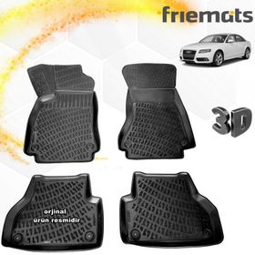 Audi A4 2008-2014 3D Havuzlu Paspas