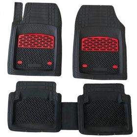 Audi A4 2008 2015 Krom Kırmızı Derin Havuzlu Oto Paspas