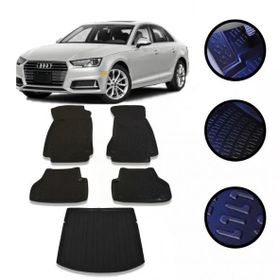 Audi A4 2015-2021 Arası 4D Havuzlu Oto Paspas ve Bagaj Set