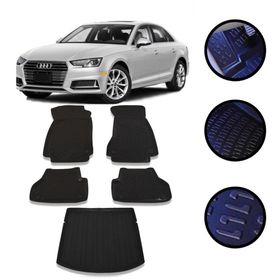 Audi A4 2015-2021 Arası 4D Havuzlu Oto Paspas ve Bagaj Set