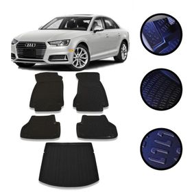 Audi A4 2015-2021 Arası 4D Havuzlu Oto Paspas ve Bagaj Set