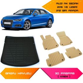 Audi A4 2016 Sonrası 3D Havuzlu Paspas