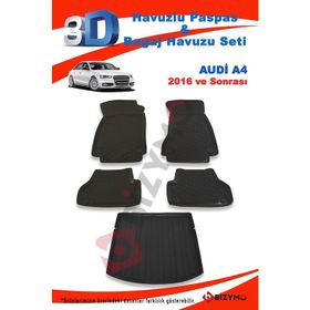 Audi A4 2016 ve Sonrası Paspas ve Bagaj Havuzu