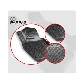 Audi A4 B6 2001-2006 3D Siyah Havuzlu Paspas Seti