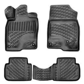 Audi A4 B6 2001-2006 3D Siyah Havuzlu Paspas Seti