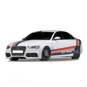 Audi A4 B8 2008 - 2012 RS4 Plastik Yan Marşpiyel Seti