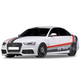 Audi A4 B8 2008 - 2012 RS4 Plastik Yan Marşpiyel Seti