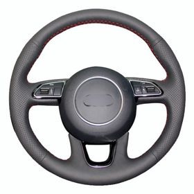 Audi A5 13-15 Uyumlu Araca Özel Deri Direksiyon Kılıfı
